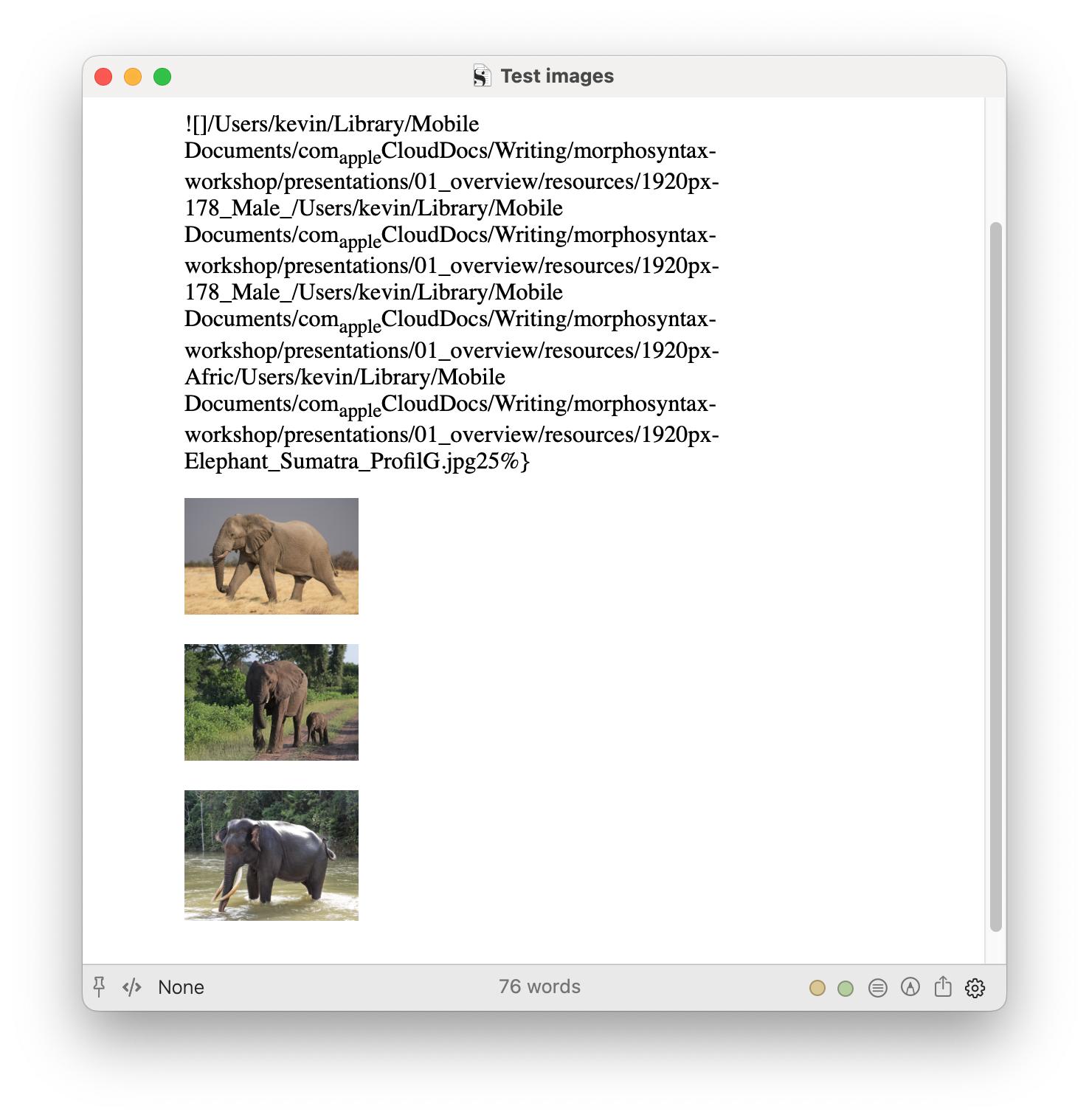 Pandoc Scrivener rendering